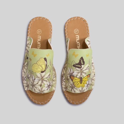 [mumka] Butterflies Flat sandal