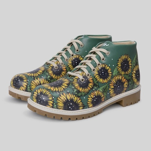 [mumka] Sunflowers Shortboots