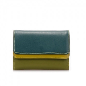 [Mywalit] Double Flap Purse/Wallet / Evergreen (250-105)